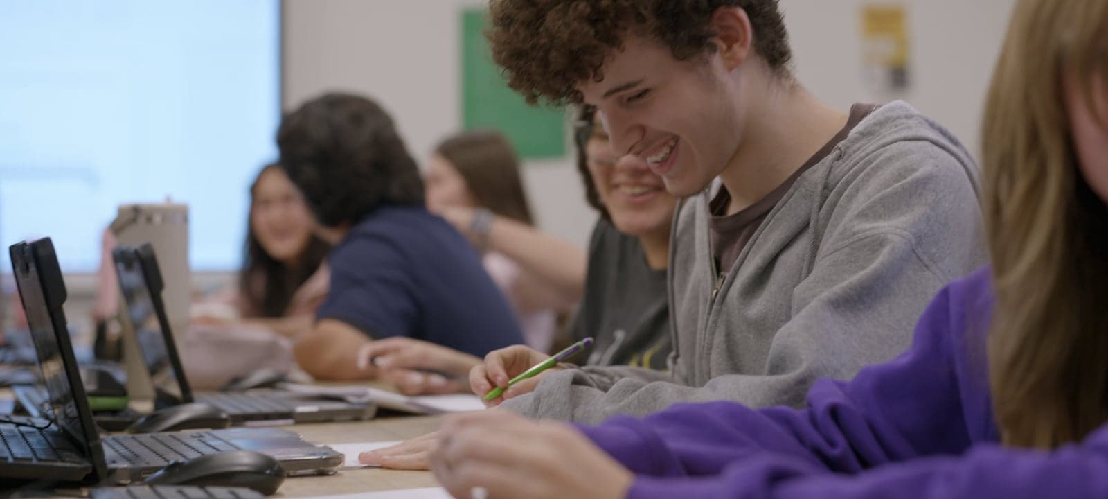 Highland Prep West students in class